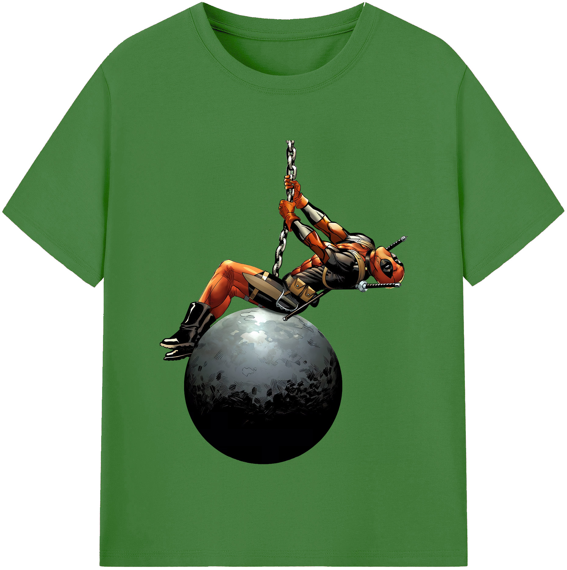 （画像用） Deadpool デッドプール レディースカジュアルプリントTシャツ（綿100％）